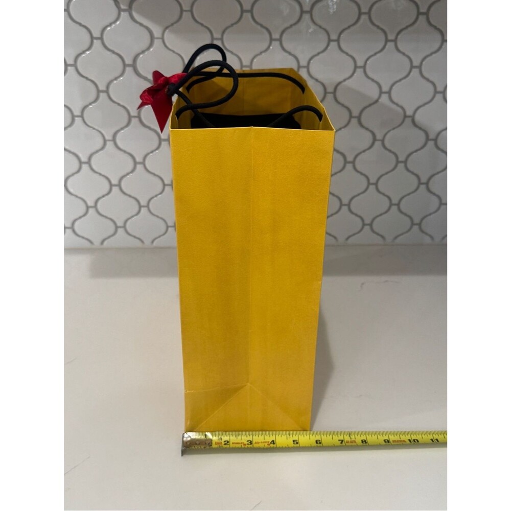 Authentic Fendi Roma Large Hard Sided Boutique Shopping Gift Bag w/ Ribbon - Picture 4 of 10